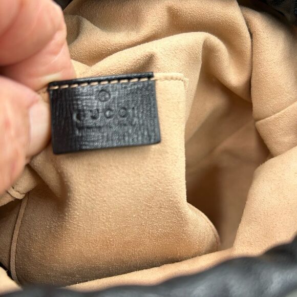 Women’s Gucci horse bit 1955 bucket/Crossbody leather bag made in Italy - Picture 6 of 11